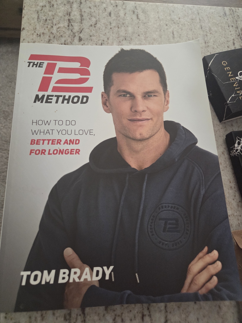 The TB Method by Tom Brady - Navy Hoodie Cover